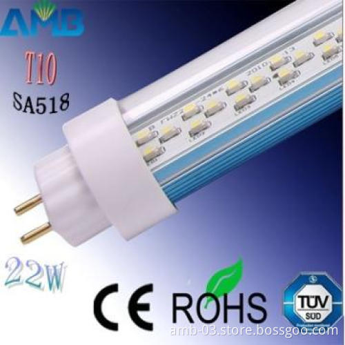 22W T10 Tube LED, CE/UL/FCC/RoHS, 3years Warranty Time